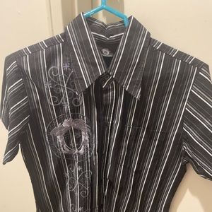 Versace dress shirt short sleeve